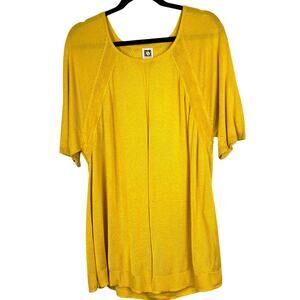 ANNE KLEIN Woman’s Slinky Lightweight Knit Sweater  2X  Minimalist Comfort Fall
